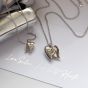 Kit Heath Desire Love Duet Large Heart Necklace 90508RP