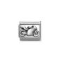 Nomination Classic Oxidised Motorbike Silver Charm - 330101_69