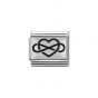 Nomination Classic Charm Oxidised Steel and 925 Silver Infinity Heart 330102_05