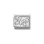 Nomination Silver and White Zirconia Butterfly Charm 330304_35
