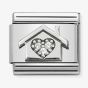 Nomination Classic Silver and Zirconia House with Heart Charm 330311_11