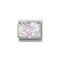 Nomination Classic Silvershine Diamond Pink Opal Charm 330508_38
