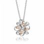 Clogau Tree Of Life Clover White Topaz Pendant 3SLKP
