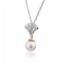 Clogau Windsor Two Colour Pearl and White Topaz Pendant - 3SWNPP