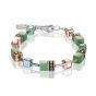 Coeur de Lion Geocube Bracelet - Light Green - 4016300520