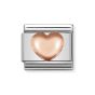 Nomination Composable Classic Link Raised Heart in Rose Gold 430104_22