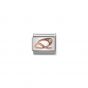 Nomination Rose Gold and Zirconia Classic Letter Charm - Q