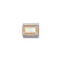 Nomination Classic Rose Gold and White Opal Baguette Charm 430512_07