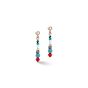 Coeur De Lion Sparkling Dot Gemstone Earrings - Multicolour Vintage