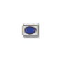 NOMINATION Composable Classic oval hard stones in stainless steel and gold 18k LAPIS