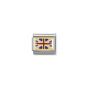 NOMINATION COMPOSABLE Classic EUROPE FLAG in stainless steel with enamel and 18k gold GREAT BRITAIN