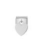 NOMINATION Composable Classic CHARMS PLATES steel and silver 925 Pendant Heart