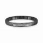 NOMINATION XTE Bracelets in steel and Swarovski Fin. BLACK White