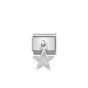NOMINATION Composable Classic CHARMS steel. 925 silver and enamel Glitter Star