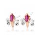 Clogau Two Queens Ruby Earrings