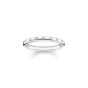 Thomas Sabo Forever Together Engraved Band Ring - Silver SIZE 54