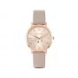 Coeur De Lion Watch - Champagne Sunray with Taupe Leather Strap