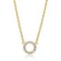 Sif Jakobs Biella Piccolo Necklace - Gold with White Zirconia