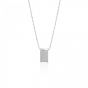 Sif Jakobs Dinami Pendant - Silver and White Zirconia