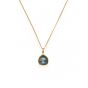 Sarah Alexander Olive Grove Labradorite Gold Pendant