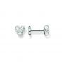 Thomas Sabo 3 Stone Zirconia Stud Earrings - 5-127-02-0192