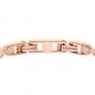 Swarovski tennis bracelet, white, rose gold plating 5039938