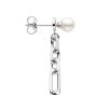 Kit Heath Revival Astoria Figaro Chain and Pearl Earrings 50434FP