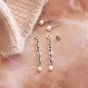 Kit Heath Revival Astoria Figaro Chain and Pearl Earrings 50434FP