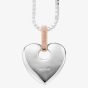 Clogau Cariad Silver and Diamond Big Heart Pendant SCA010
