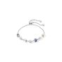 Coeur De Lion GeoCUBE Precious Slider Bracelet - Silver Blue - 5074300700