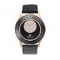 Swarovski Octea Classica Asymmetric Watch, Black Rose Gold 