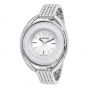 Swarovski Crystalline Oval Metal Strap Watch, Silver 5181008