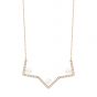 Swarovski Edify Crystal Pearl Necklace, White, Rose Gold Plating 5197179