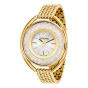 Swarovski Crystalline Oval Metal Strap Watch, Gold 5200339