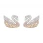 Swarovski Iconic Swan Earrings, Ombre