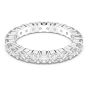 Swarovski Vittore Ring XL - White with Rhodium Plating