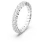 Swarovski Vittore Ring XL - White with Rhodium Plating