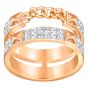 Swarovski Fiction Ring, White, Rose Gold Plating 5257482
