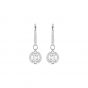 Swarovski Sparkling Dance Drop Earrings, Rhodium