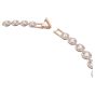 Swarovski Angelic All Around Necklace - White with Rose Gold Plating