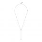 Swarovski Attract 'Y' Necklace, White, Rhodium Plating 5367969