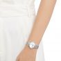 Cosmic Rock Watch, Metal Bracelet, White, Silver Tone 5376080
