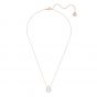 Swarovski Sparkling Dance Flower Necklace, White, Rose Gold Plating 5451993