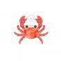 Swarovski Ocean Crab Brooch, Multi-Coloured, Rose Gold Plating 5457571