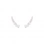 Swarovski Penelope Cruz Moonsun Earrings, White Rose Gold Plating 5486352
