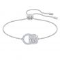 Swarovski Further Bracelet, White, Rhodium Plating 5498999