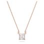 Swarovski Attract Necklace - White with Rose Gold Plating 5510698