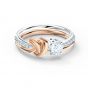 Swarovski Lifelong Heart Ring - Rose Gold Plated - 5535406 - 5512626 - 5535403
