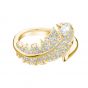 Swarovski Nice Feather Ring - Gold-tone Plated - 5515755, 5515384, 5515757 