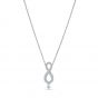 Swarovski Swan Infinity Necklace - Rhodium Plated - 5537966